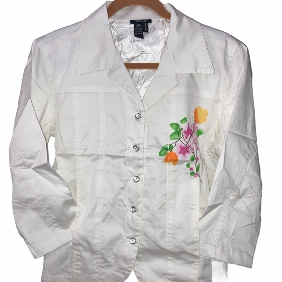 Tuscany Jackets & Blazers - White Light Jacket Large